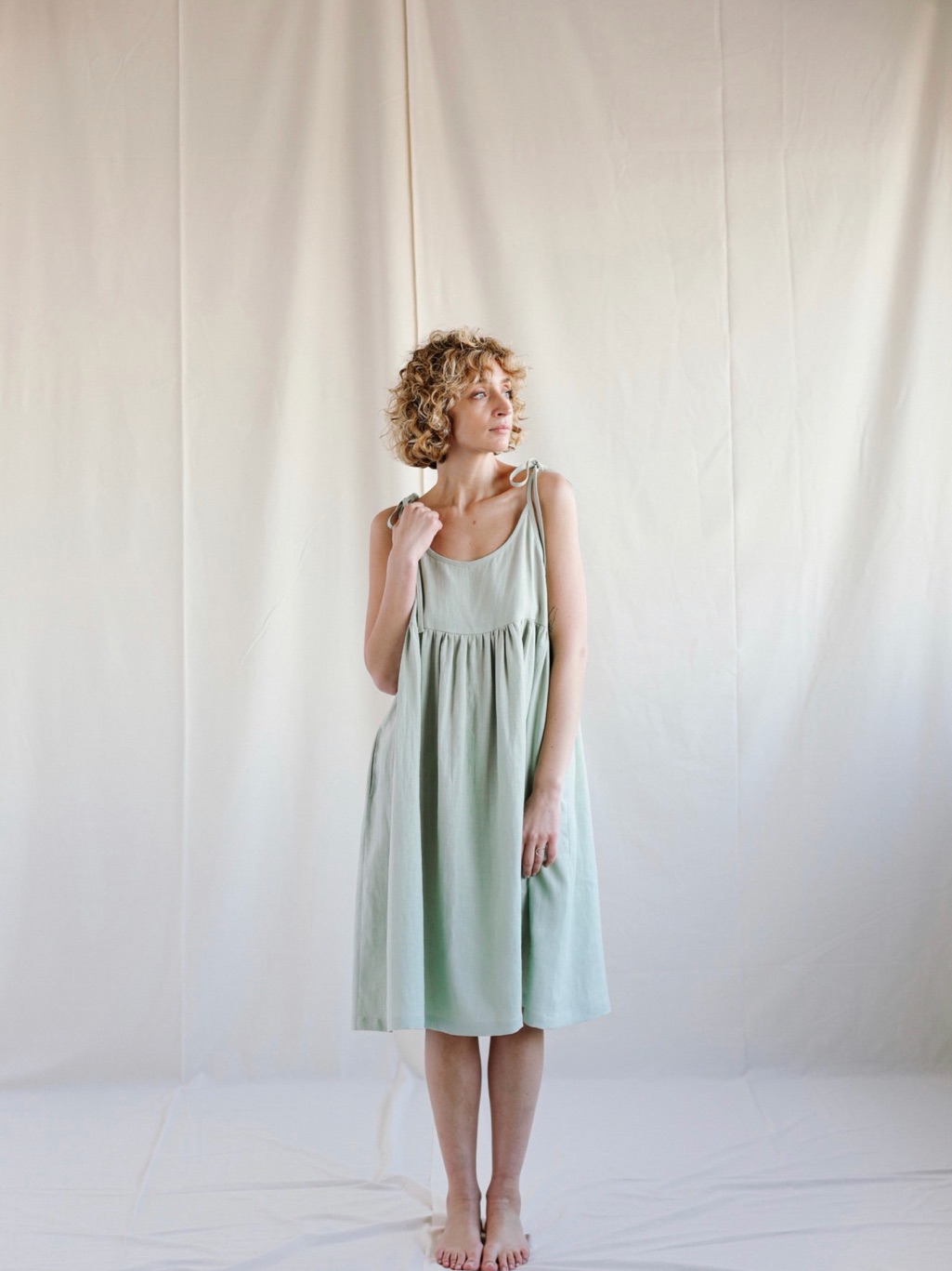 Offon Clothing 100% Linen Dress *New*